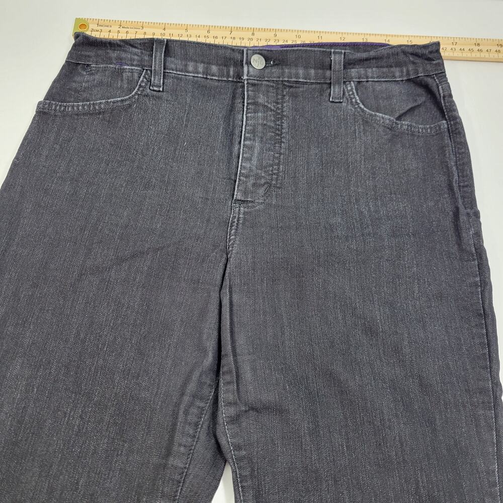 NYDJ Women's Black Straight Lift Tuck Technology Jeans Size 12  122622-0089